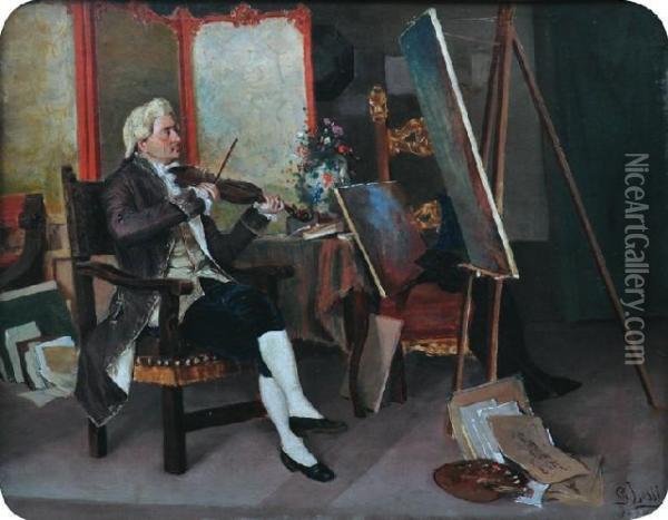 The Connoisseur Oil Painting - Jean, Giovanni Lessi