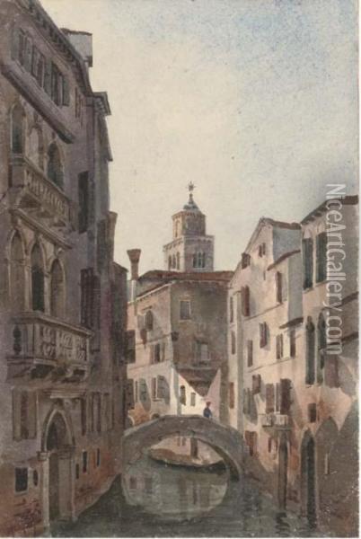 An Arch At Murano Oil Painting - Harriet Cheney