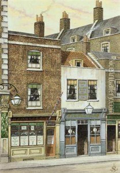Mrs Gamp's Lodging, Kingsgate Street, Holborn From 'martinchuzzlewit' Oil Painting - James Lawson Stewart