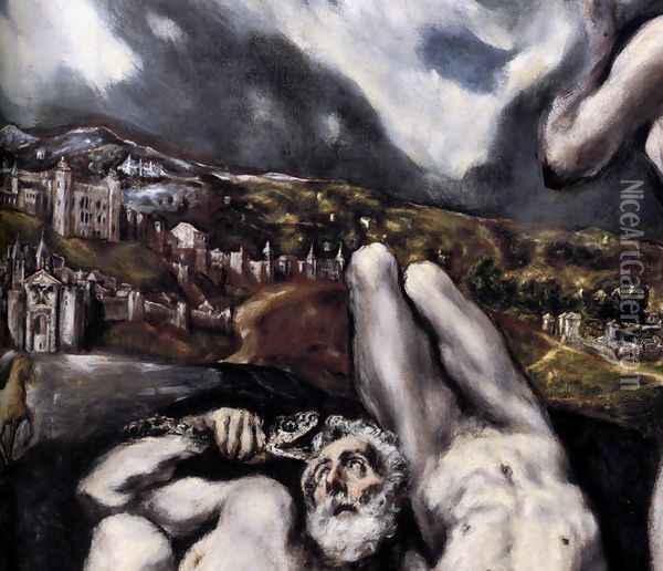 Laokoon (detail 2) 1610 Oil Painting - El Greco (Domenikos Theotokopoulos)