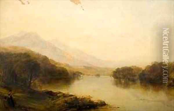 Loch Eck Oil Painting - Thomas Creswick