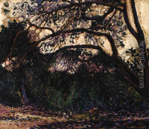 Im Park Oil Painting - Henri-Edmond Cross