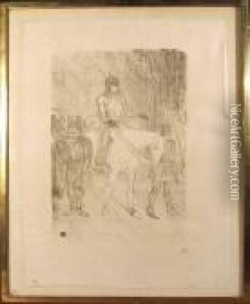 Entree De Brasseur, Dan Chilperic Oil Painting - Henri De Toulouse-Lautrec