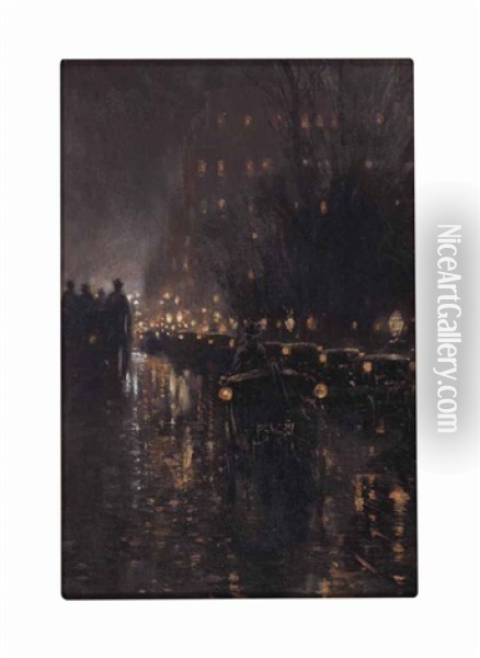 New York Oil Painting - Fernand Harvey Lungren