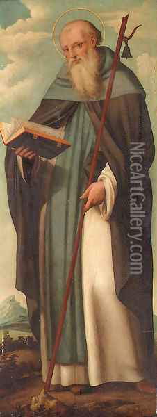 Saint Anthony Abbot Oil Painting - South Italian School