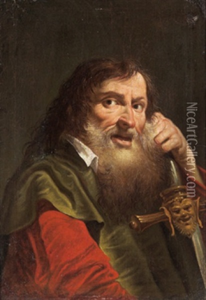 San Pietro (+ San Paolo; Pair) Oil Painting - Giovanni Battista Piazzetta