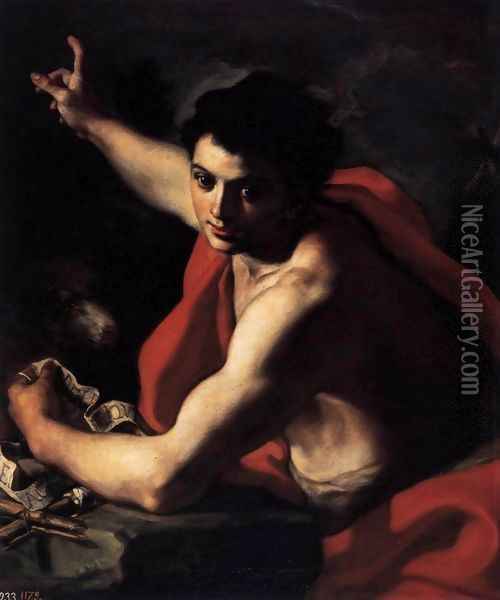 St John the Baptist Oil Painting - Francesco Solimena