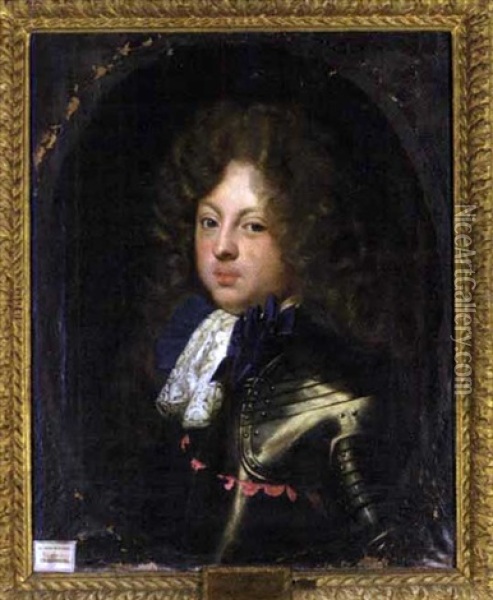 Portrait Of Duke Karl Philipp Of Brunswick And Luneburg Oil Painting - Jacques Vaillant