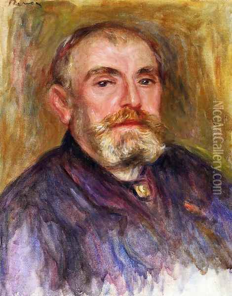 Portrait Of Henri Lerolle Oil Painting - Pierre Auguste Renoir