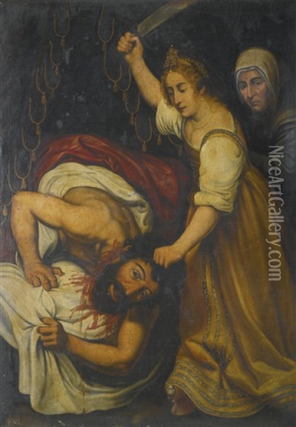 Judith And Holofernes Oil Painting -  Caravaggio