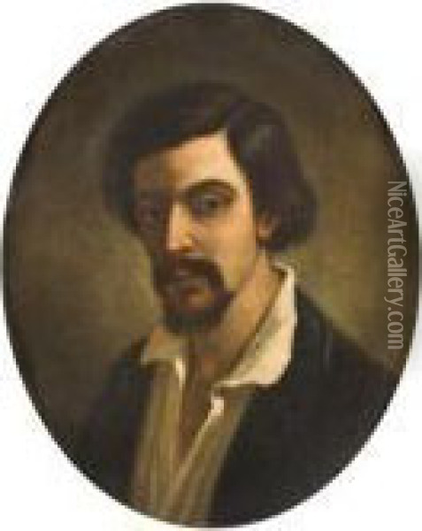 Portrait Du Poete Romantique Heinrich Heine Oil Painting - Thomas Couture