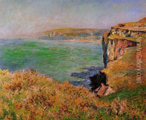 The Cliff At Varengeville Oil Painting - Claude Oscar Monet