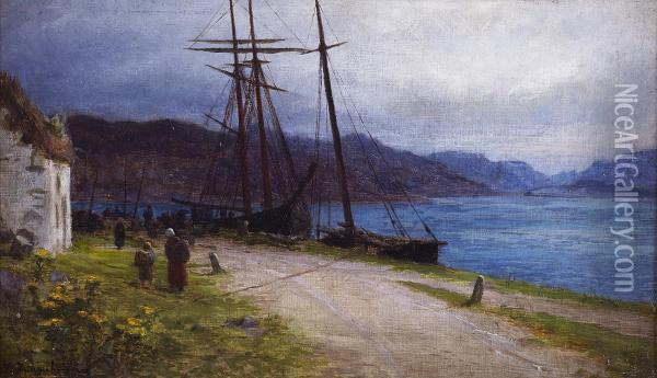 Return Of The Fishing Fleet Oil Painting - Joseph Farquharson