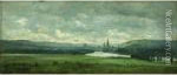Rouen - Vue Panoramique Oil Painting - Jean-Baptiste-Camille Corot