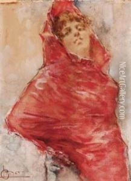 Figura Femminile Oil Painting - Luigi Conconi