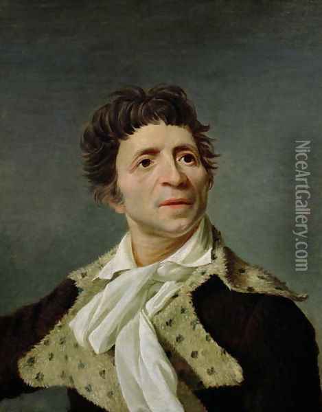 Portrait of Marat Oil Painting - Joseph Boze
