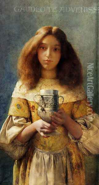 The Grace Cup Oil Painting - William John Wainwright