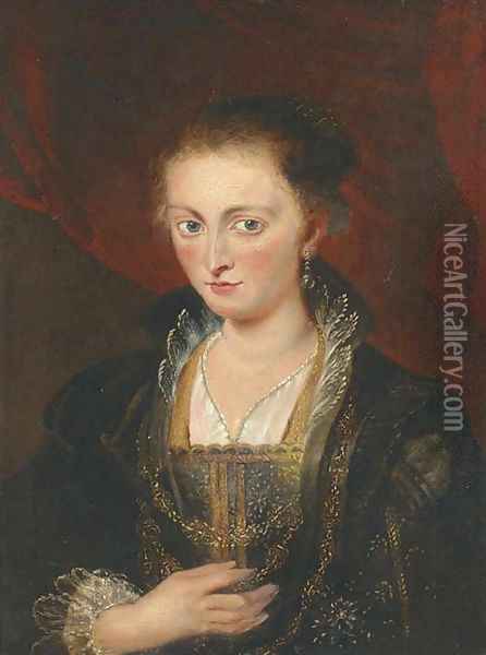 Portrait of a lady Oil Painting - Sir Peter Paul Rubens