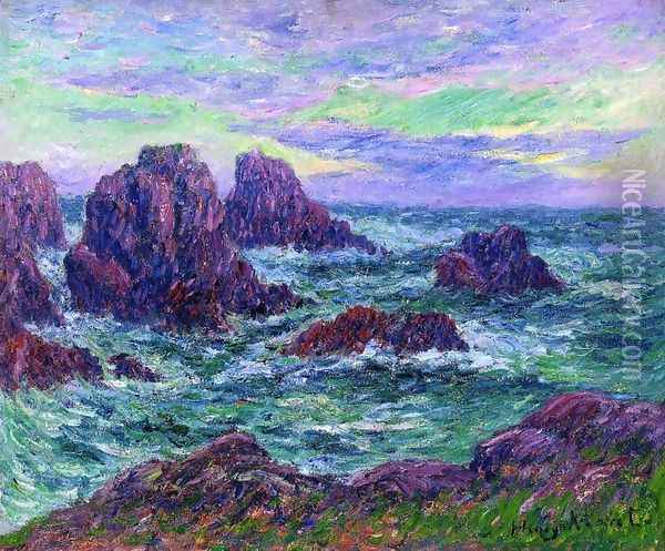 Evening at Ouessant Oil Painting - Henri Moret