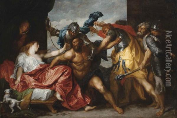 Samson And Delilah Oil Painting - Sir Anthony Van Dyck