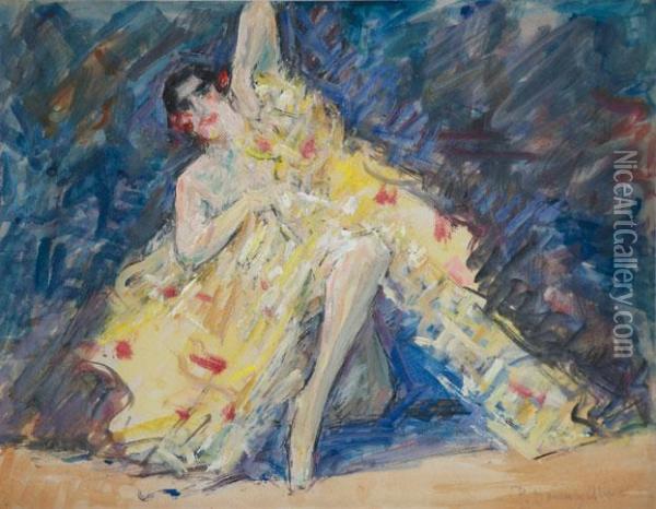 Bailarina Oil Painting - Pere Ysern Y Alie