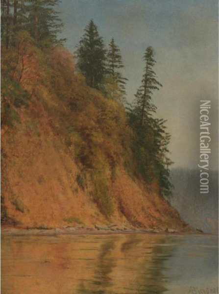 Lake Rosalie, California Oil Painting - Albert Bierstadt