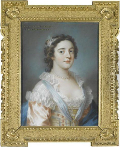 Portrait Of Henrietta Oil Painting - William Hoare