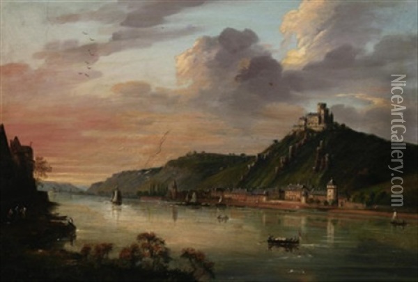 Ansicht Von Rheinbach Oil Painting - Jakob Diezler