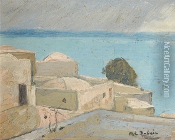 Sidi Bou Said Oil Painting - Paul Emile Dubois