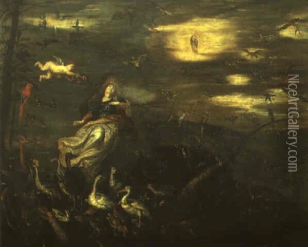 El Aire Oil Painting - Jan Brueghel the Elder