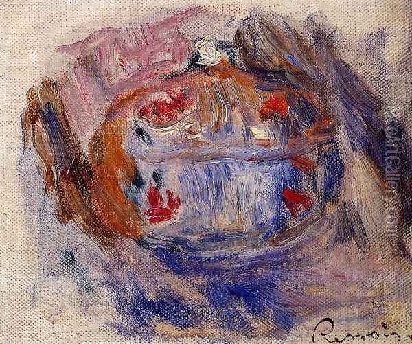 Sugar Bowl Oil Painting - Pierre Auguste Renoir