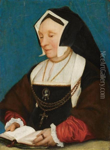 Bildnis Alice More Oil Painting - Hans Holbein the Younger