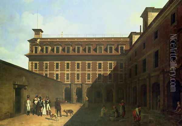 The Prison des Madelonnettes Oil Painting - Louis Leopold Boilly