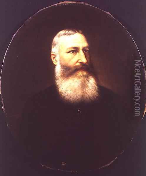 Leopold II 1835-1909 of Saxe-Cobourg-Gotha Oil Painting - Pierre Tossyn
