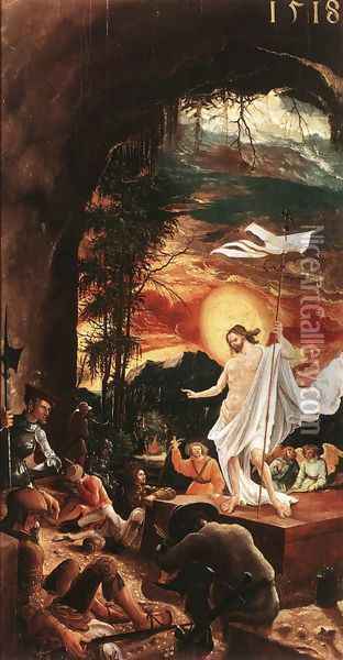The Resurrection of Christ 1516 Oil Painting - Albrecht Altdorfer