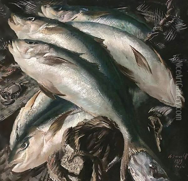 The Fisherman's Catch Oil Painting - Alexander Evgenievich Yakovlev