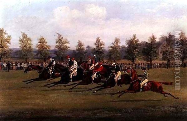 Racing Scene 2 Oil Painting - Henry Thomas Alken