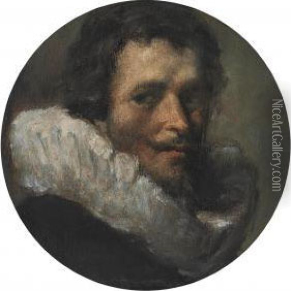 Portrait Of A Gentleman Oil Painting - Diego Rodriguez de Silva y Velazquez