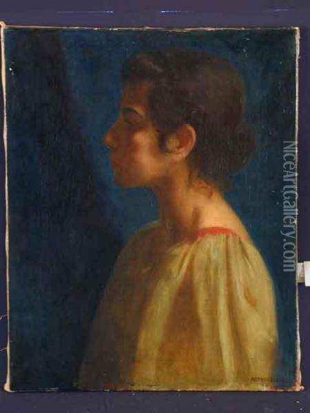 Zw. 1874 U. 1892 Ausst. A. D. Royal Academy) Oil Painting - Arthur Lles