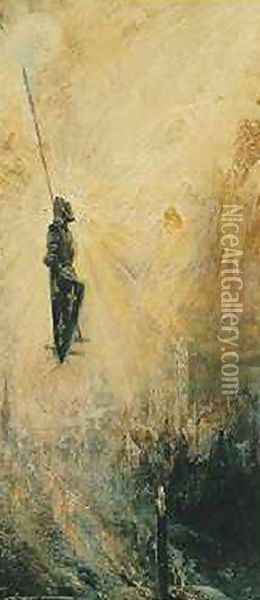 Apotheosis of Joan of Arc Oil Painting - Pinkney Marcius-Simons
