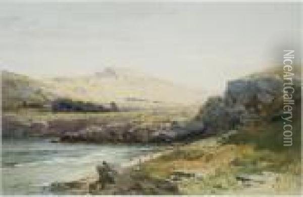 Coastal View Oil Painting - William Trost Richards