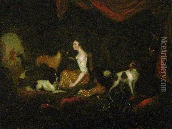 Diana Im Bade Oil Painting - Adriaen Cornelisz Beeldemaker