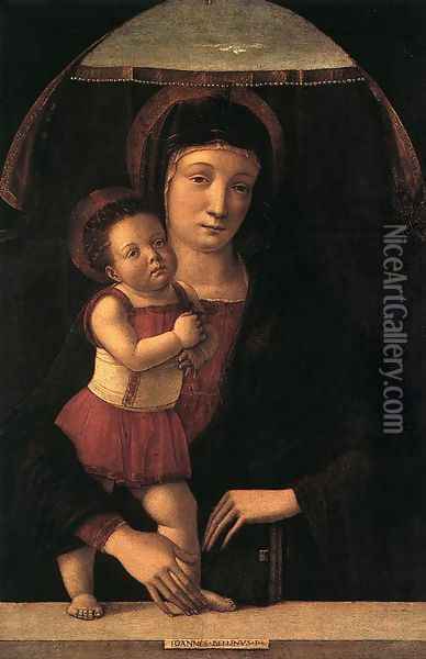 Madonna with Child 1450-55 Oil Painting - Giovanni Bellini