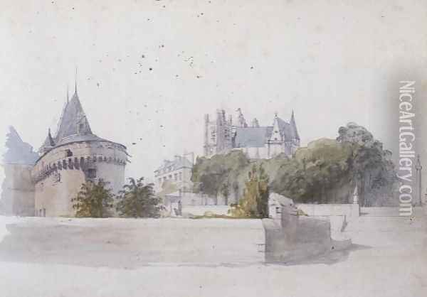 View of Nantes 2 Oil Painting - George Clarkson Stanfield
