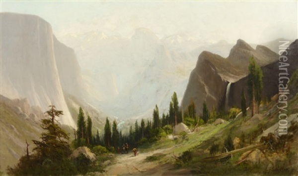 Yosemite Oil Painting - Frederick Ferdinand Schafer