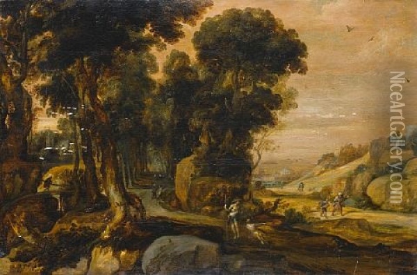 Noli Me Tangere Oil Painting - Pieter van der Hulst
