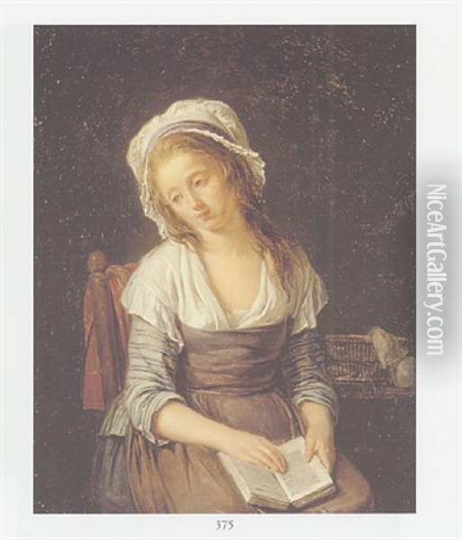 Portrait De Therese, Future Duchesse D'angouleme, Fille De Louis Xvi Et De Marie-antoinette (?) Oil Painting - Marc Antoine Bilcoq