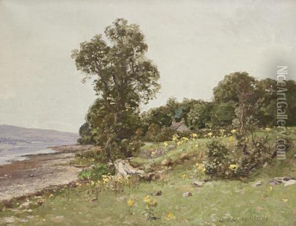 Loch Fyneside Oil Painting - George Houston