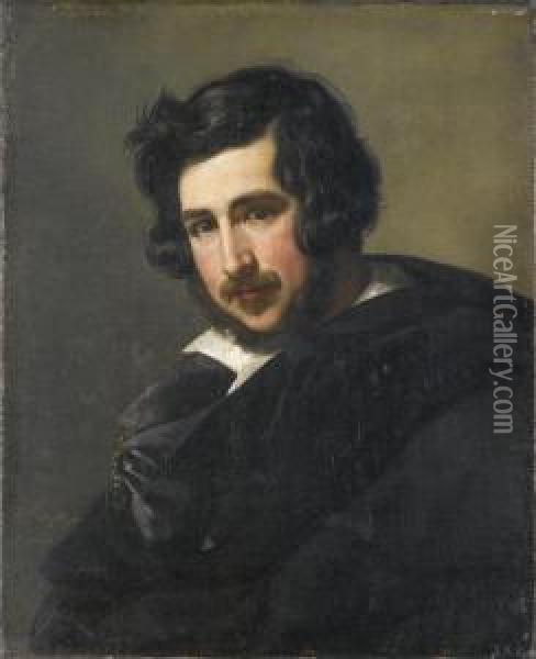 Ritratto Di Ottavio Gigli Oil Painting - Francesco Podesti