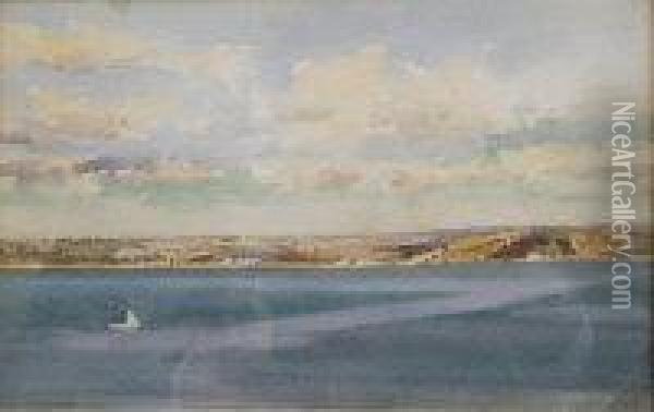 Mounts Bay Oil Painting - John Gutteridge Sykes